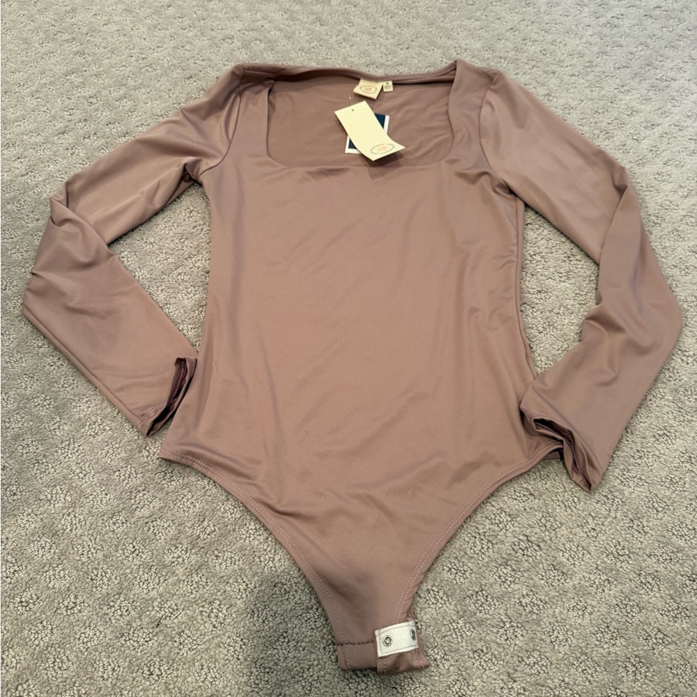 Mauve Long Sleeve Bodysuit